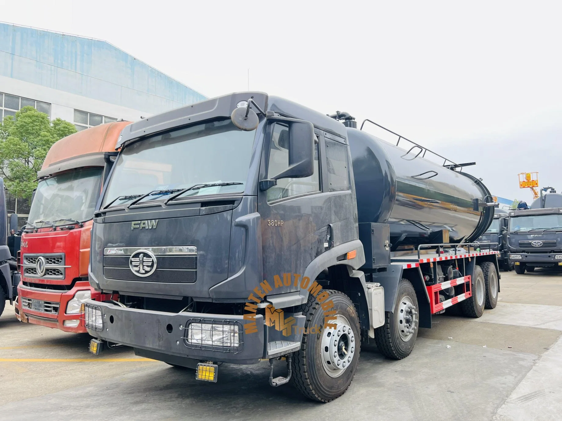 FAW Nuevo 16000L 18000L Equipo de Limpieza de Alcantarillado tanque de succión de vacío Para camión de bomba de agua de alcantarillado