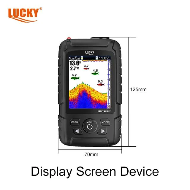 عدسة البحث عن الأسماك المحظوظة FF718licd-Laice قياس 2.8 بوصة DOT-Matrix Display