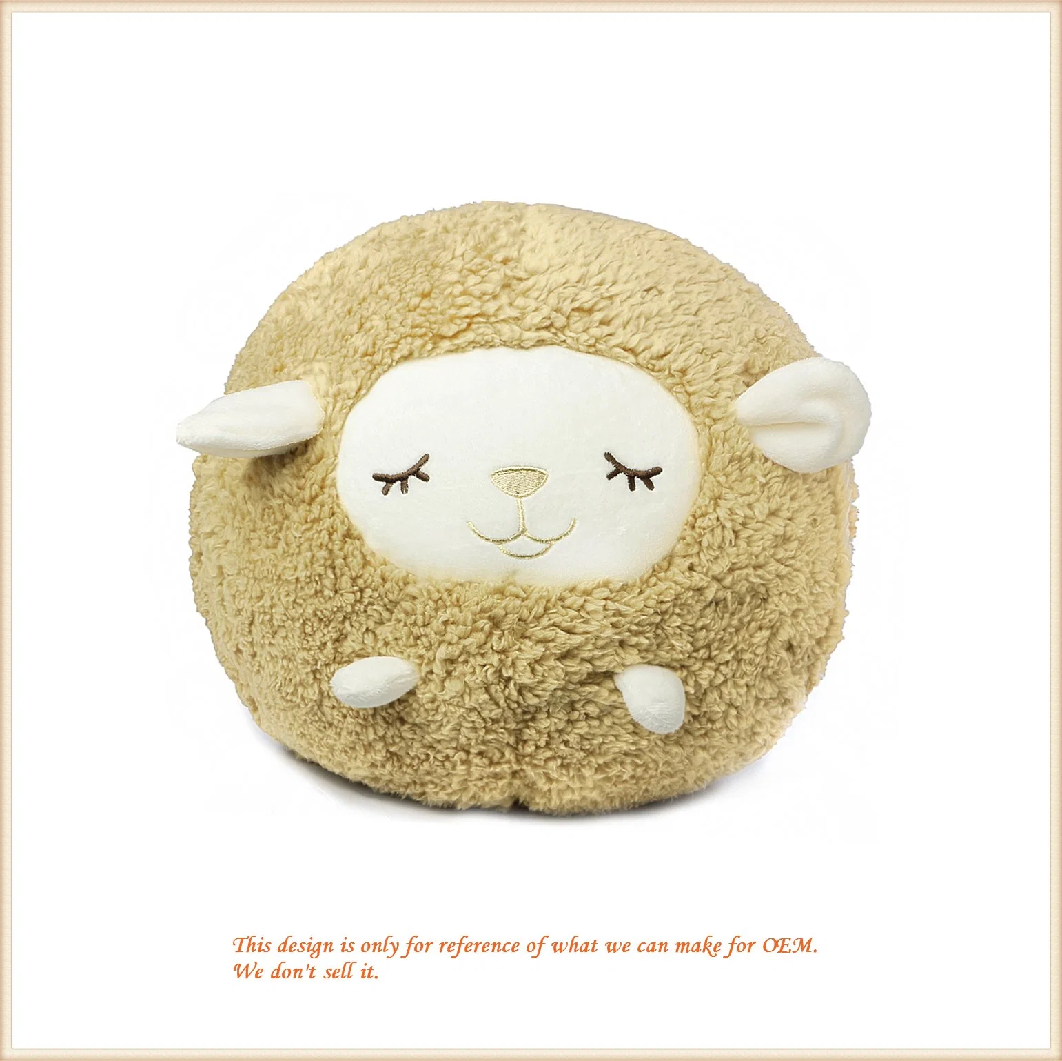 Heart Sheep Stuffed Animals Plush Doll Cushion