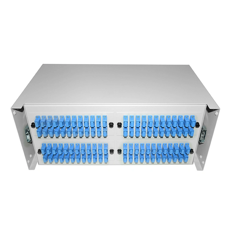 19" Rack Mount Optical ODF 2u 48 Port Fiber Optic Patch Panel