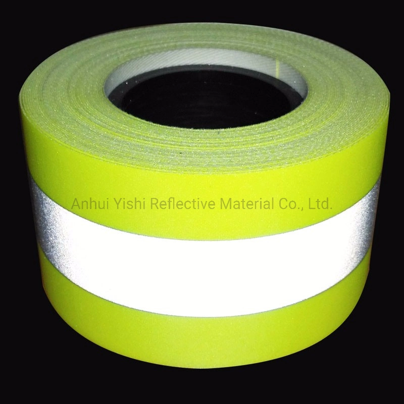 High Visibility Flame Retardant Reflective Strip Safety Conspicuity Fabric Material for Clothing