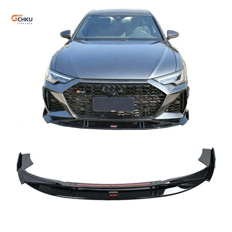 for 2019-2021 Audi A6 C8 Front Bumper RS6 High Quality ABS Car Front Lip