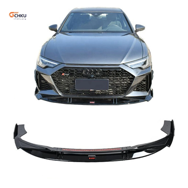 for 2019-2021 Audi A6 C8 Front Bumper RS6 High quality/High cost performance ABS Car Front Lip