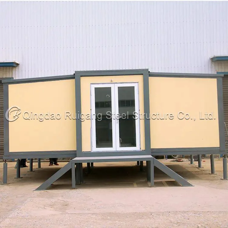 2023 Luxury Light Frame House Prefabricated Transportable Expandable Container House to Australia