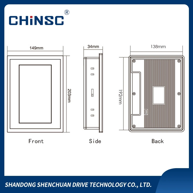 Günstige Embedded HMI Human Machine Interface LCD-Bildschirm für HMI