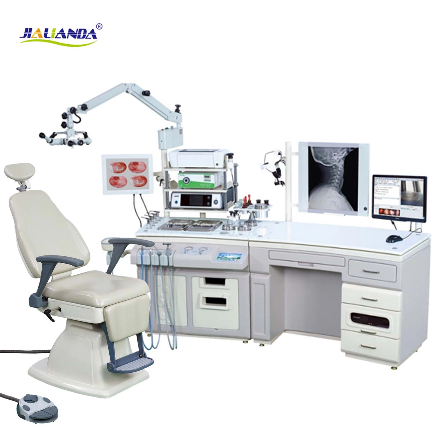 Ent Treatment Workstation Unit / Ent Surgical Instruments with Chair