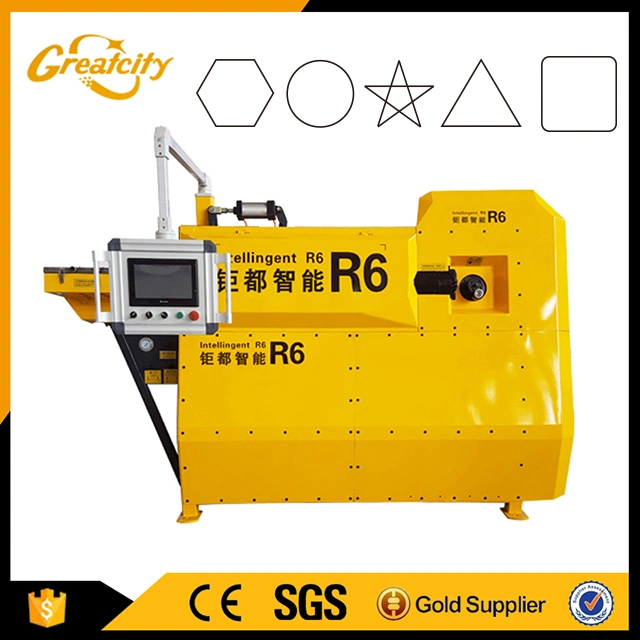 Hot Sale R6 Rebar Bending Machine Processing 5-10mm Wire