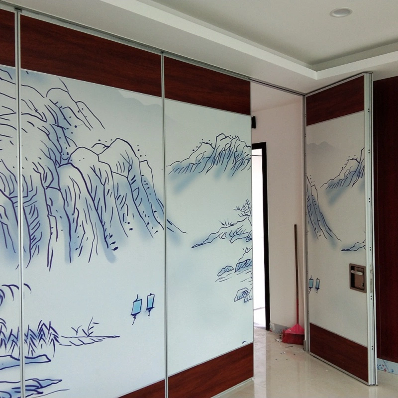 Flexible System Aluminium Frame MDF Sliding Partition Walls for Restaurant