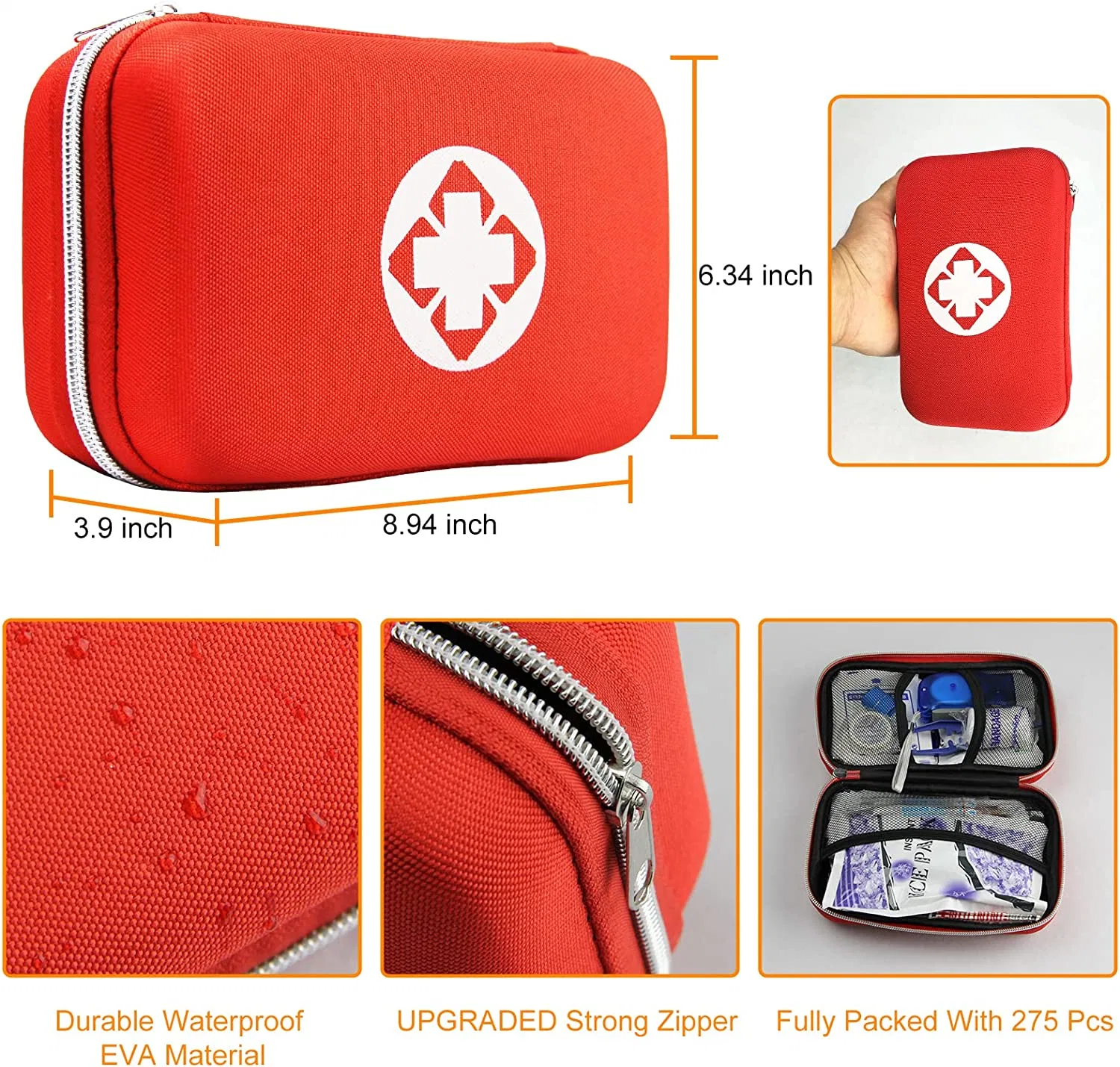 CE Approved Small Size Promotional Pocket Mini First Aid Kit Small Bag