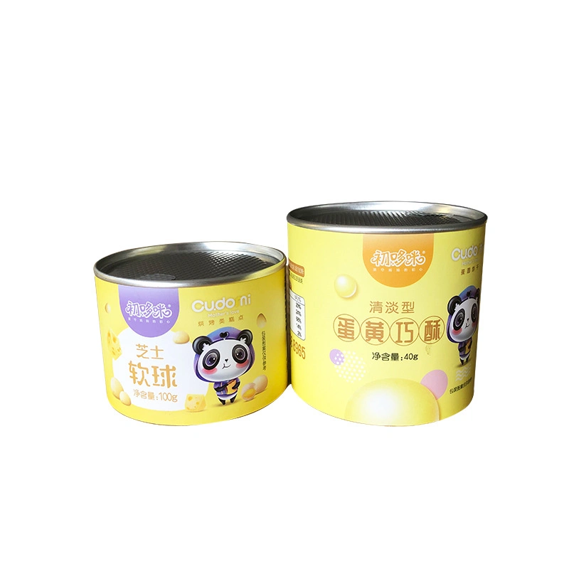 Fabricante chinês de latas de papel para alimentos para animais de estimação. Latas de papel congelado para alimentos de gato/cachorro com tampa de alumínio.