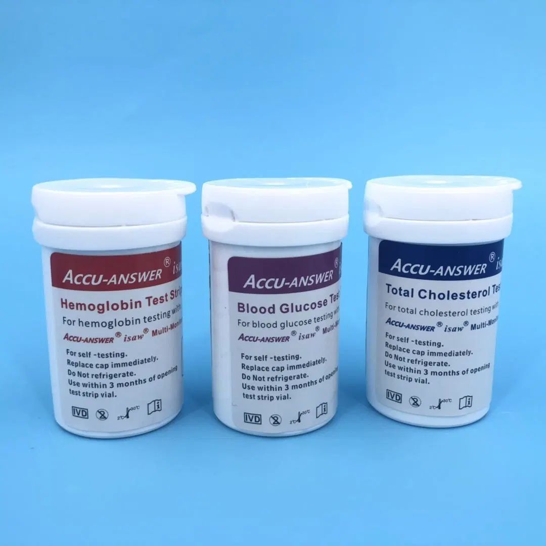 Medidor de glucosa en sangre Safe-Accu médicos