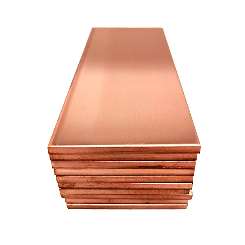 Customized Best H65 H62 H90 H80 Tp1 Cu 99.99% Yellow Red Pure Metal Copper Brass Plate Copper Sheet 1mm 2mm 4mm Thick Copper Sheet