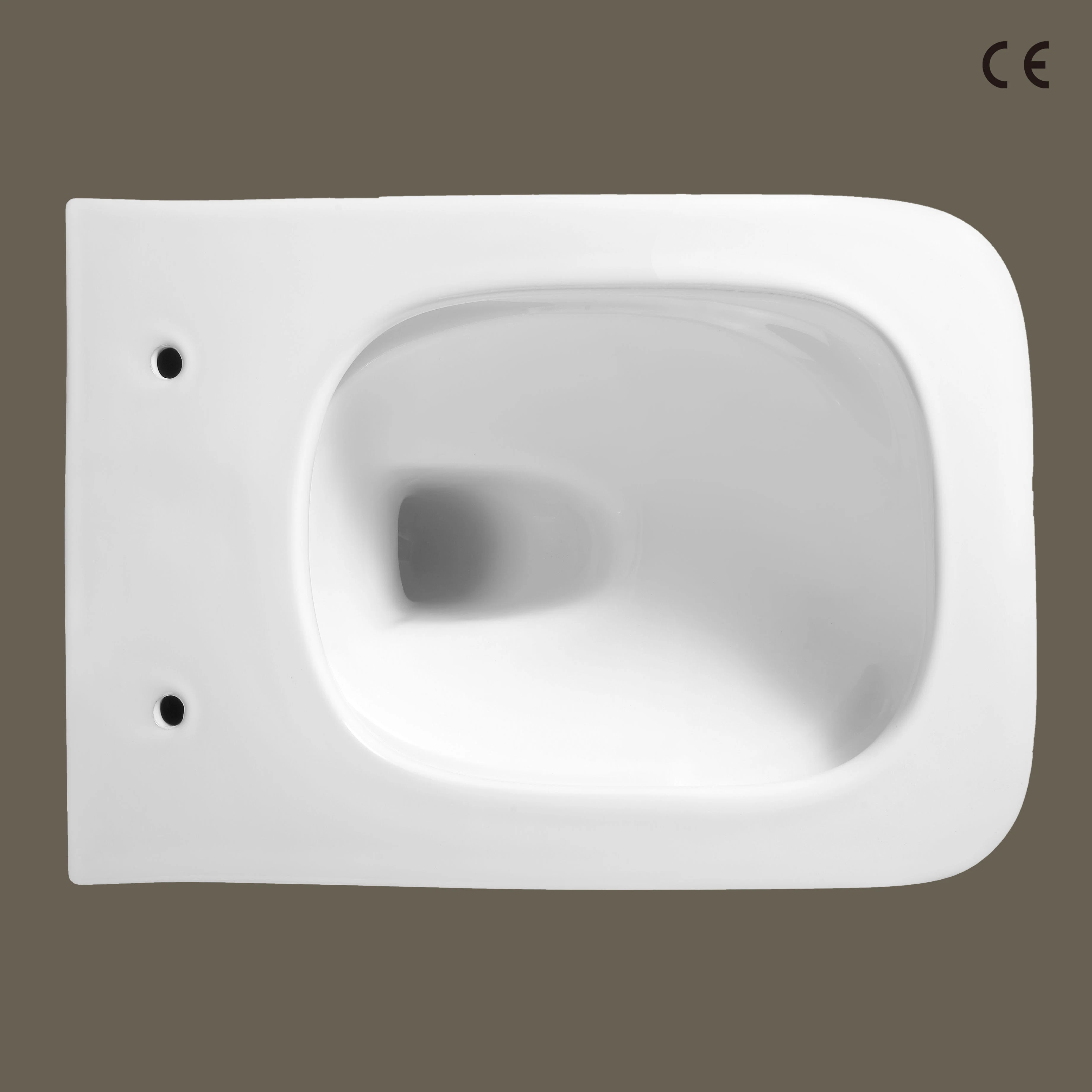 High Cost-Effective Back to Wall Space Saving P-Trap Ceramic Bathroom Toilet