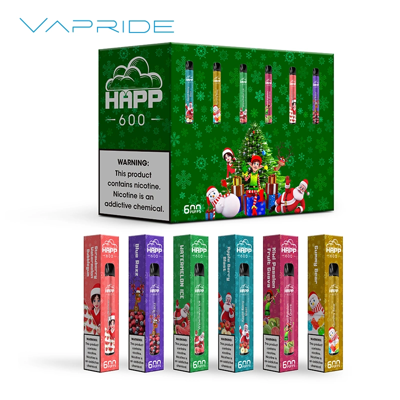 Best Wholesale Price Disposable E Cigarette Elf Happ 600 Puffs Vape