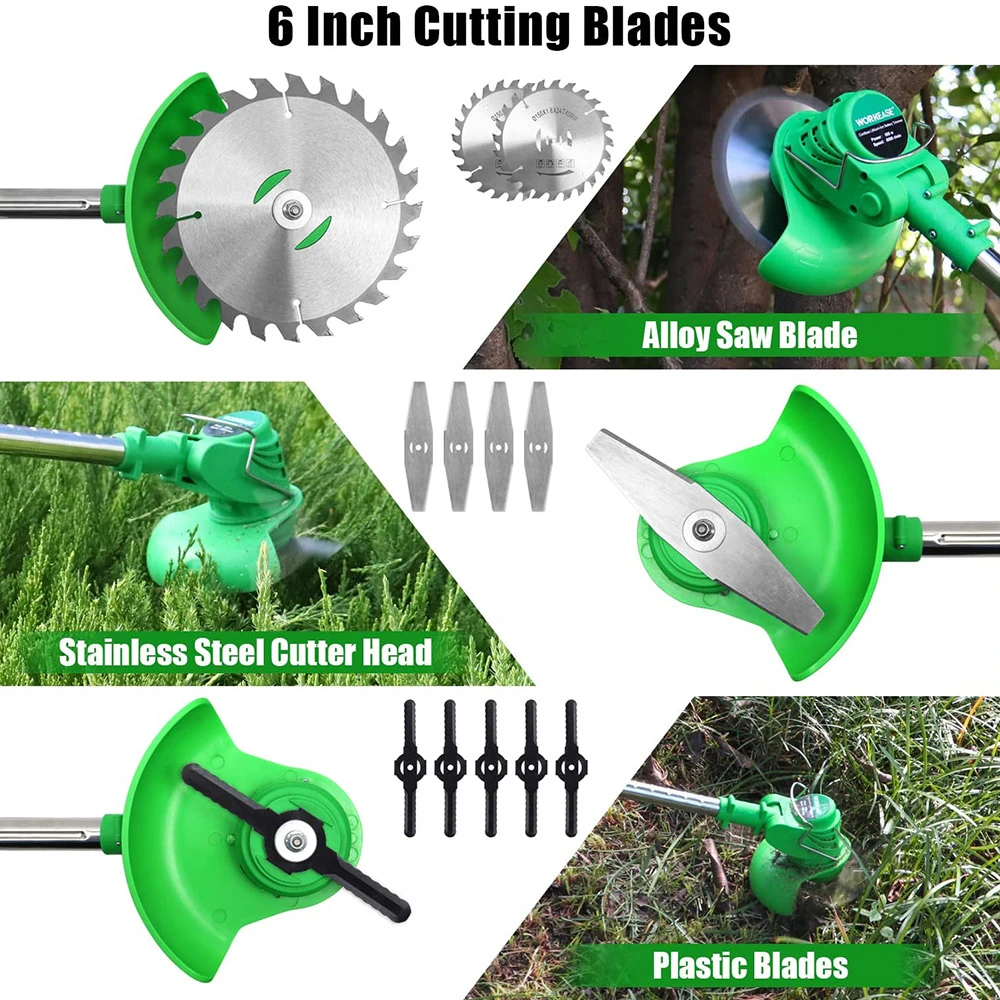 Small 12V Electric Cordless Grass Line Trimmer Lithium Battery Brush Cutter