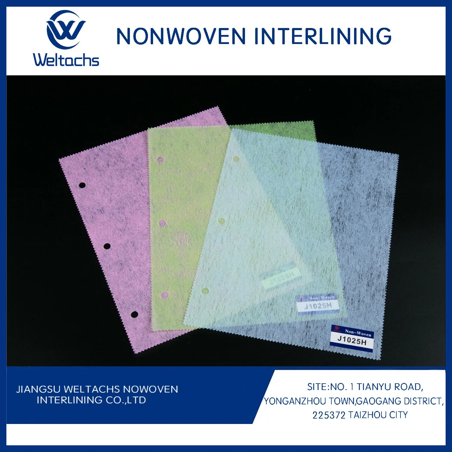 Wholesale Nonwoven Interlining Fabric Cloth Polyester Tailoring Materials Fusible Interlinings & Linings for Garment Ployester