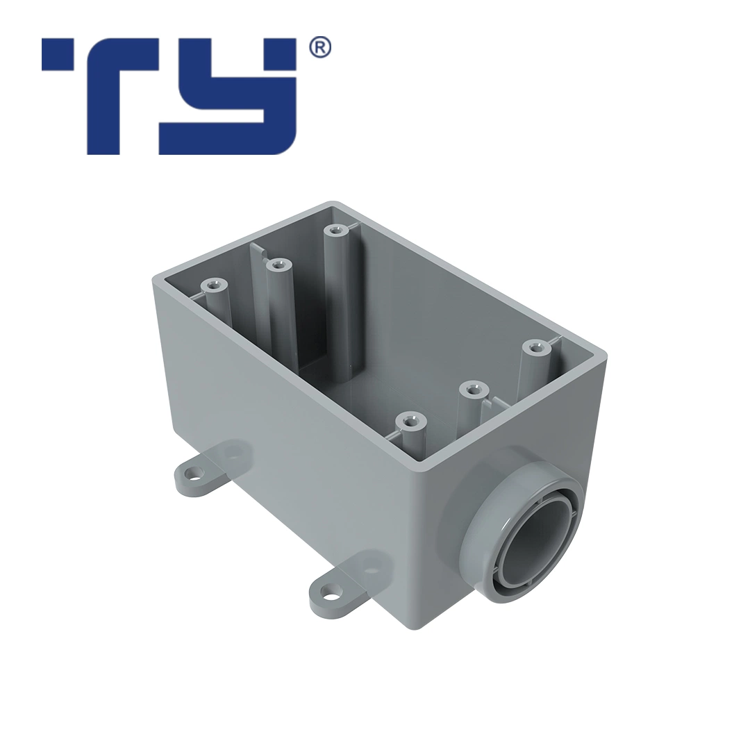 PVC-Kanalanschluss Ent Snapin TRM Adptr Elektrische Montage Elektrische Kabelverschraubung System UL 651 und ETL