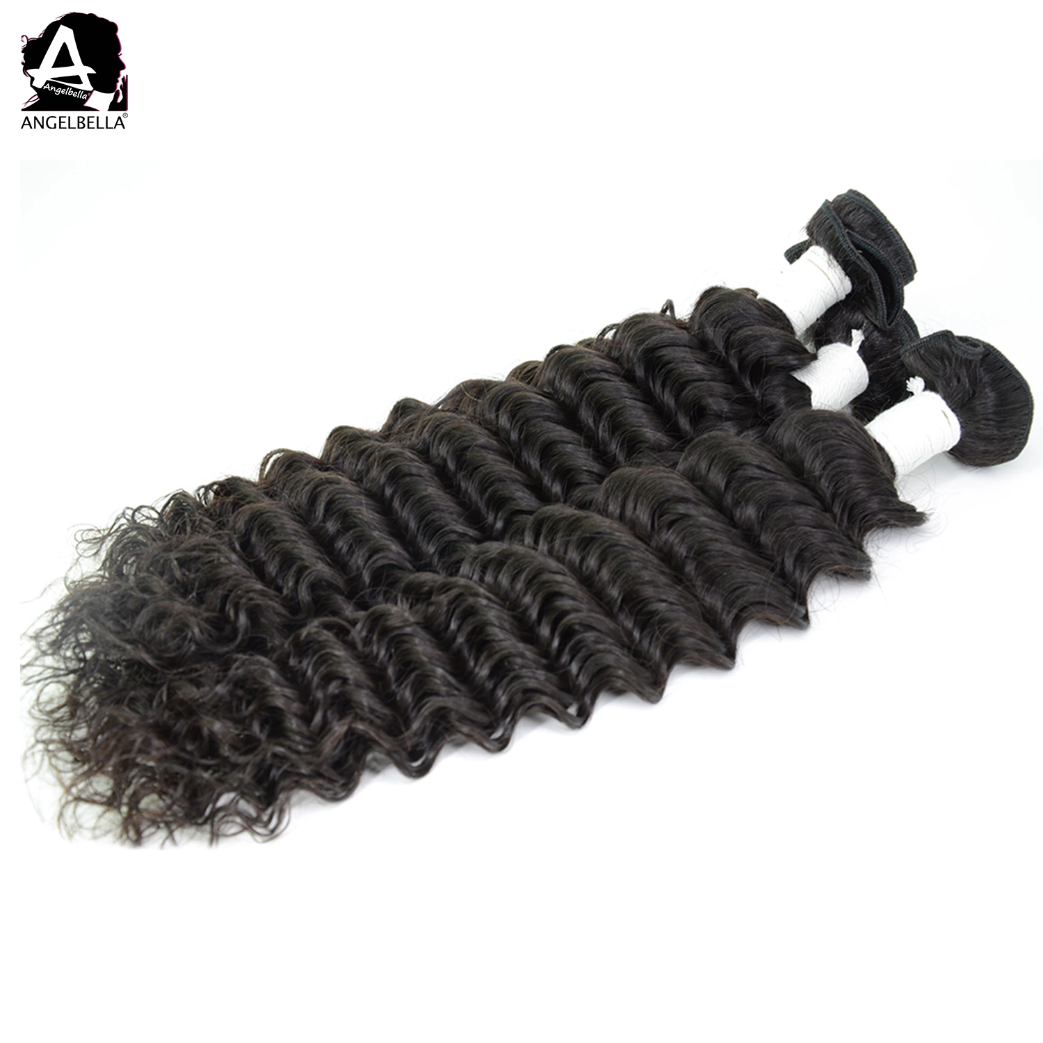 Angelbella Wholesale/Supplier 100% Peruvian Human Hair Deep Wave Hair Weaving Weft