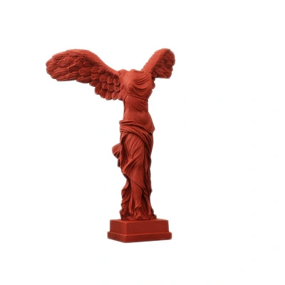 Resina natural esculpida Nova vida produto tamanho mármore grego Deusa Ornamento da vitória Estátua personalizada da Polyresina