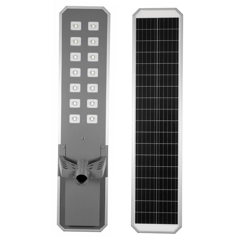 Materiais de alumínio impermeável IP65 com Sensor de movimento bom preço de fábrica alto lúmen lascas 50W 60W 80W 90W 100W 120W 150W Luz Rua Solar de LED