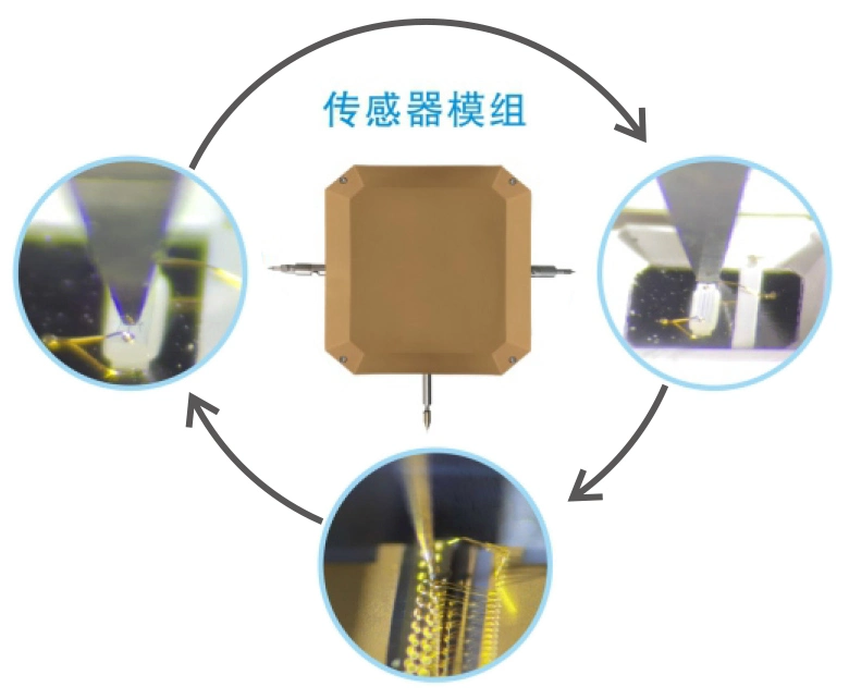 Chip do dispositivo de teste de resistência de soldadura da embalagem de semicondutores Dispositivo de teste Bond de empurrar e puxar com bola dourada