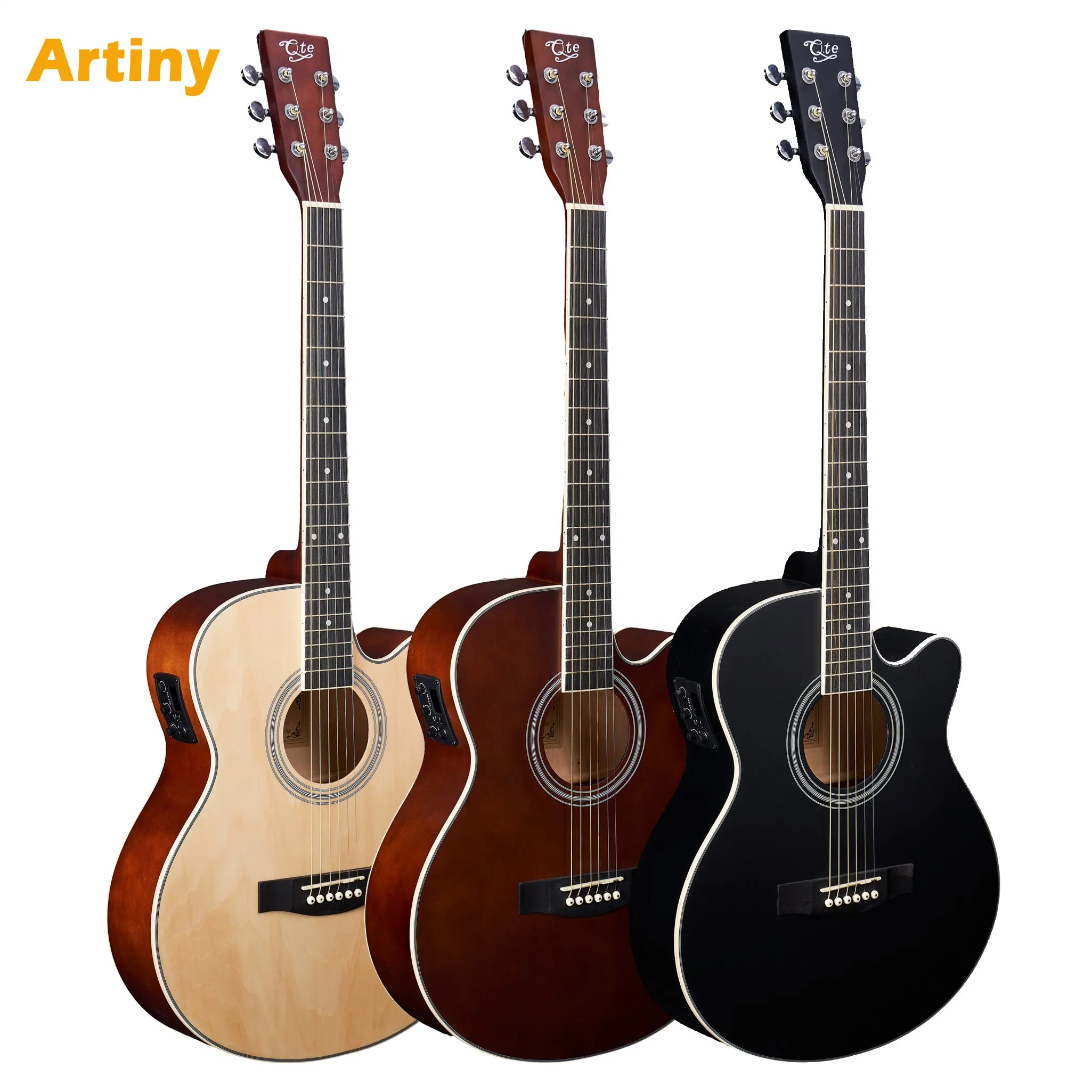 Musical Instrument Artiny Qte 40 Inch Acoustic Acoustic Guitar Wholesale Cheapest Price Qte