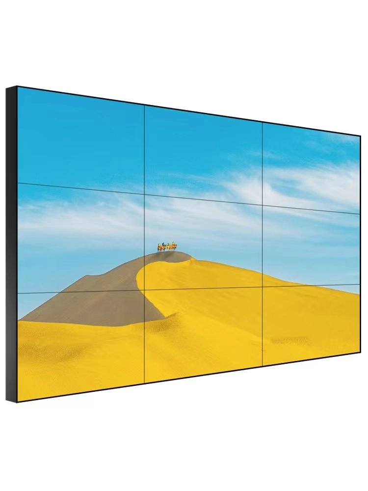 Écran publicitaire TFT 55' sans écran de raccordement pour applications intérieures Mur vidéo LCD divisé