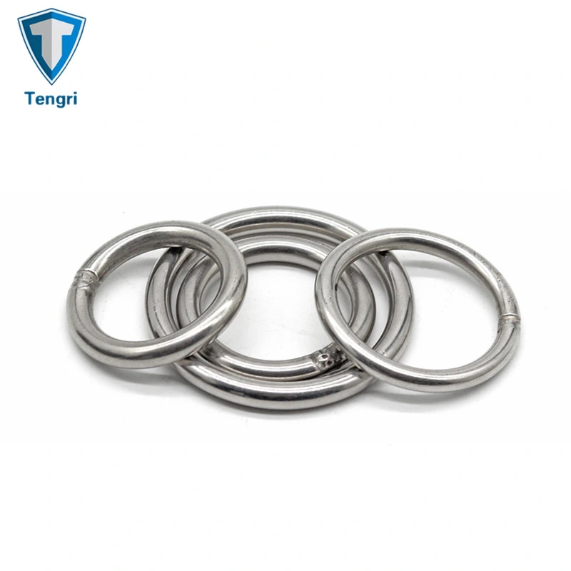 316L Stainless Ring 3mm Solid Circle Round Metal Welded Round Ring O Ring