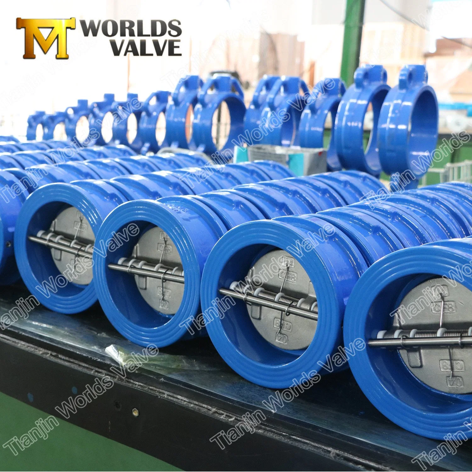 Wafer Connection Double Door Butterfly Check Valves