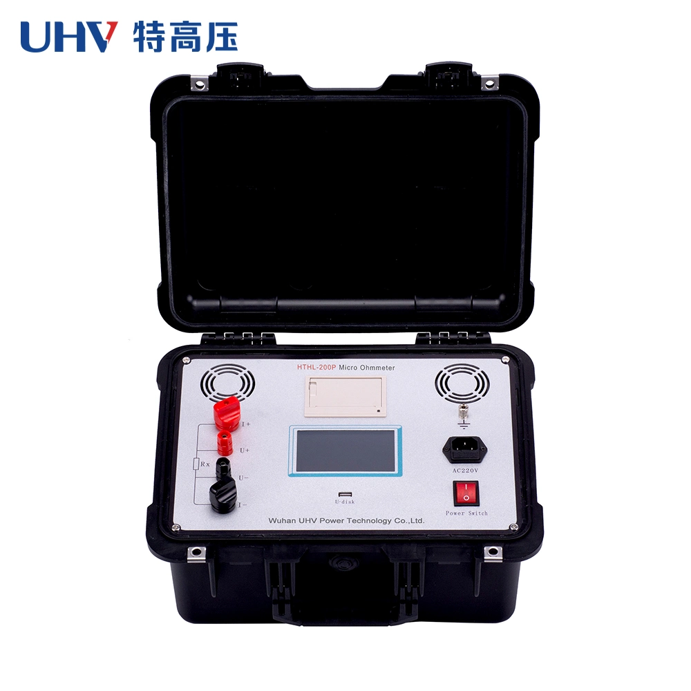 Hthl-200p Micro Ohmmeter for Transformer DC Resistance Testing