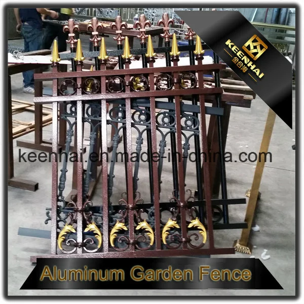 High quality/High cost performance  Decorative Customized Used Wrought Iron Aluminum Garden Fence Panels