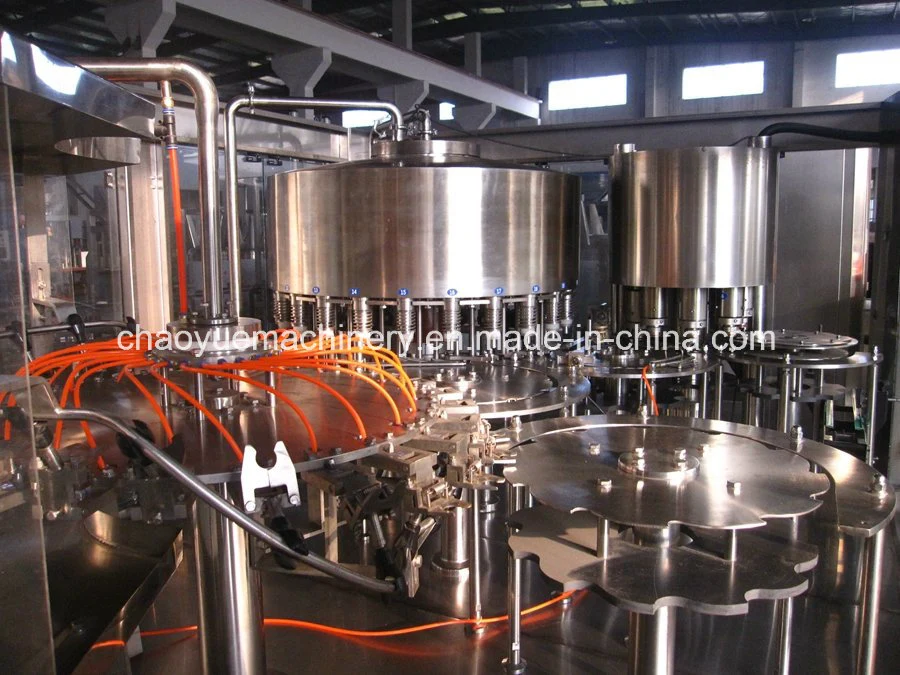 Soft Water Mineral Drinking Water Beer Carbonated Beverage Filling Capping Packing Machine for Glass Beer