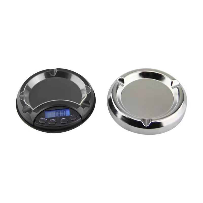 Ashtray Shaped Pocket Scale jewelry Scale with Protective Cover 500g