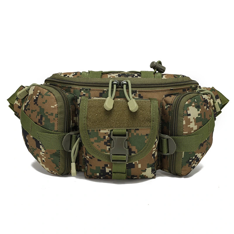 Outdoor Sports Waterproof Fanny Pack Fishing Multi-Functional Chest Bag Men and Women Camouflage Trend Fanny Pack Casual Bag