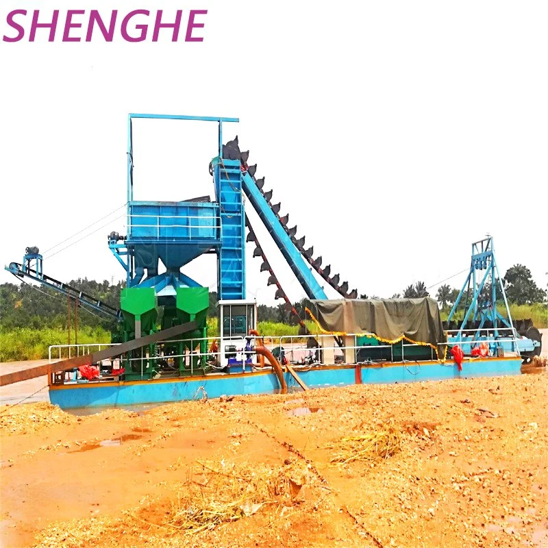 Bucket Chain River Gold Extract Machinery for Lake Diamond Mining Tailing