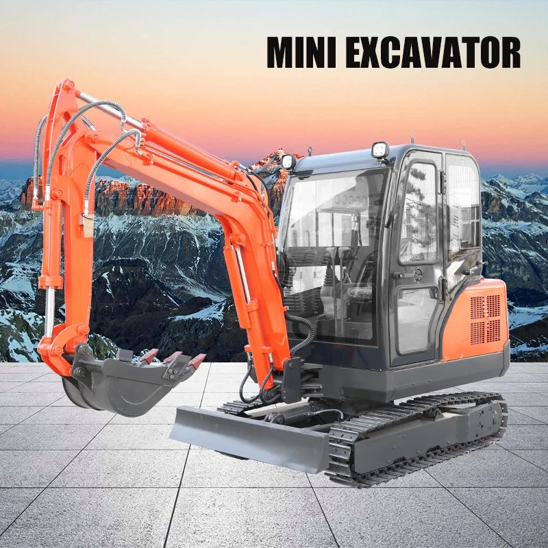 Mini Excavator Cost Compact Excavator for Sale Excavator Fast Delivery Electric Micro Mini Grave Digger Mini Excavator 1 Ton 2 Ton 3 Ton Super Micro Digger