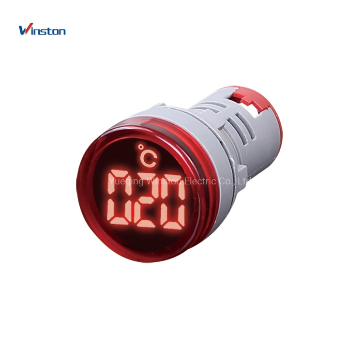 Ad16-22TM 22mm LED Light Digital Temperature Meter Indicator Thermometer