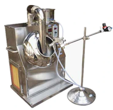 Peanut Almond Chocolate Film Coating Machine