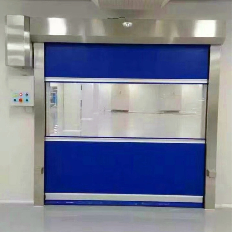 Rapid High Speed PVC Roller Shutter Fast Rolling Automatic Door