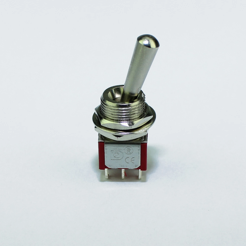 220V 2 Way Dpdt Mini on-on 6 Pin Toggle Switch