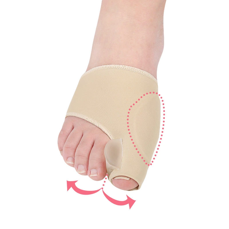 Big Toe Separator Elastic Fabric Orthopädische Bunion Schiene mit Gel