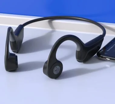 Günstige Bluetooth 5,0 Ohrhörer Knochen-Leitung True Stereo Sport Wireless Kopfhörer