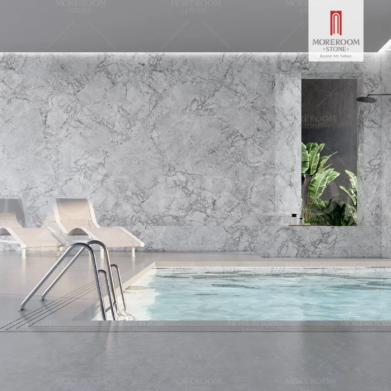 Moreroom Luxury Super White Большой полированный фарфоровый стены плитки гранит И Marble Slab Panel