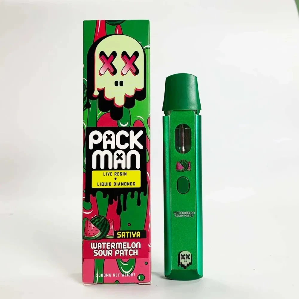 Packman vivir líquida de resina desechables diamantes Vape pens E-Cigarrillos Starter Kit 360mAh Batería recargable de 2,0 gramos vacío de la bobina de cerámica de la Vaina vacía Vape