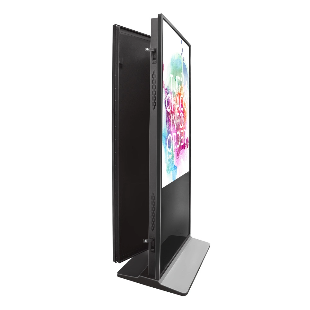 55 65 70 75 85inch Indoor Shopping Mall LCD Doppel Side Kiosk Dual Screen Digital Signage Touchscreen-Ständer