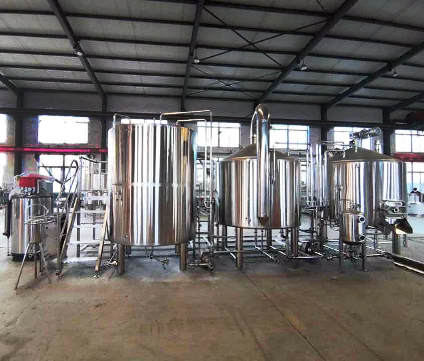 Steam Heating 1000L 2 Vessel Craft Beer Brewing Plant for Brewery Equipment for Sale