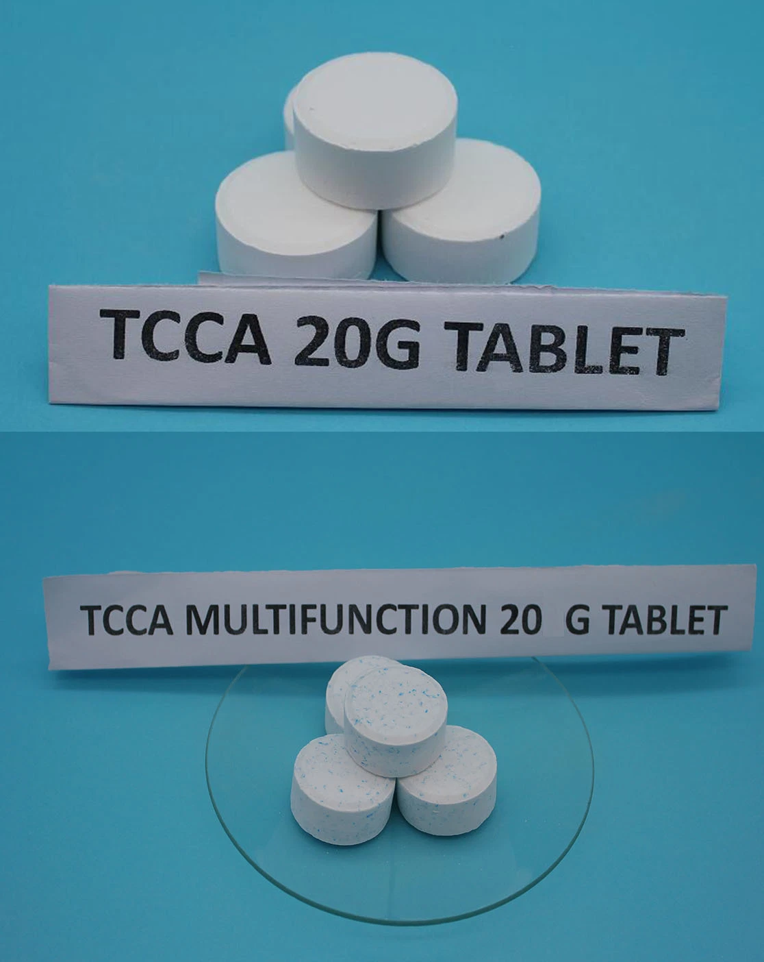 China Plant of TCCA 1 Inch Multifunction Chlorine Tablet for Swimming Pool Disinfectant