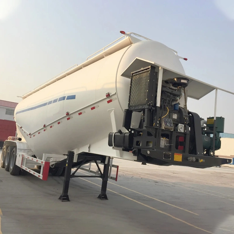 الشركة المصنعة الإسمنت بالجملة Tanker Powder Fly Ash الإسمنت شاحنة سحب مقطورة الصهريج 3 المحور شاحنة الإسمنت الجاف 45 سعر المقطورة شبه لمقطورة خزان الإسمنت بالجملة CBM