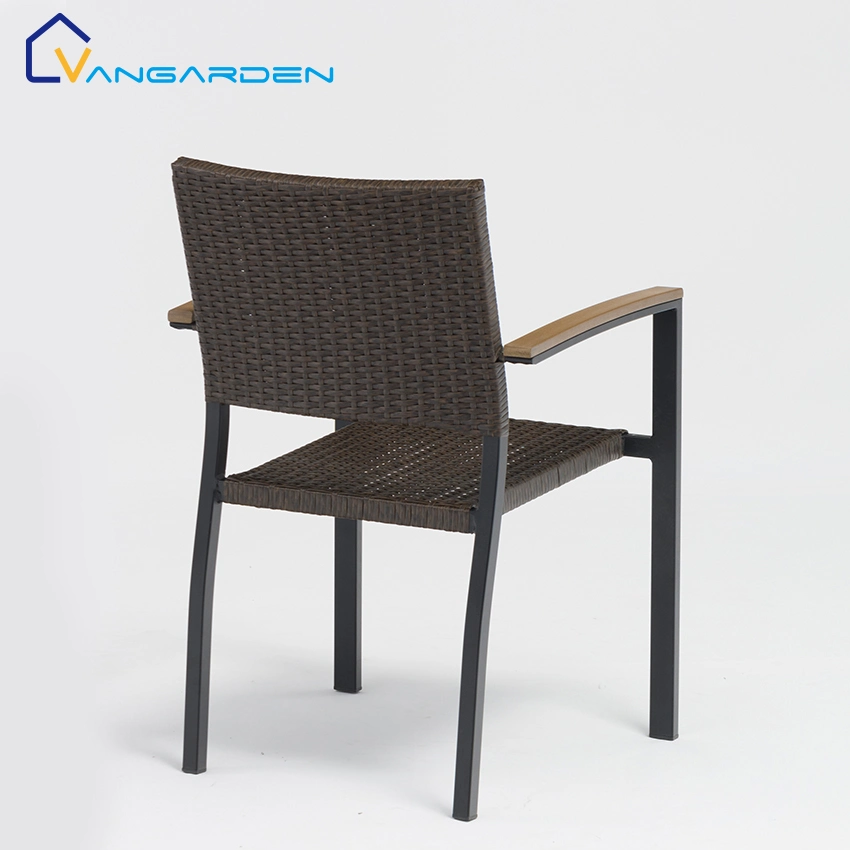 Stackable Outdoor Patio Dining Chair Modern Commercial Restaurant Furniture