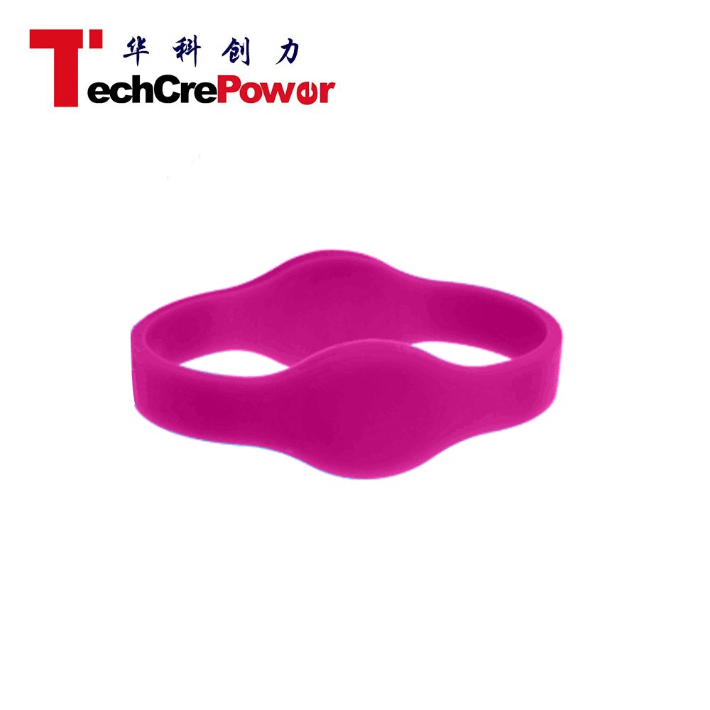 G06 T5577+S50 Chip Closed-Loop Dual-Frequency RFID Silicone Wristband